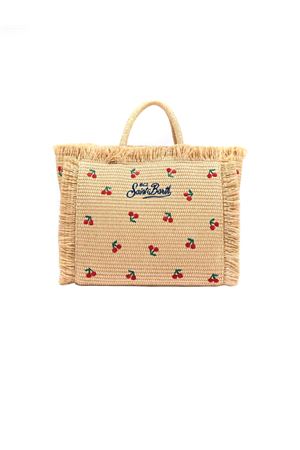 Borsa tote Vanity in paglia beige SAINT BARTH KIDS | VAMI00900345L